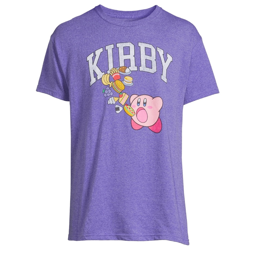 Kirby Nintendo Men's Graphic Tee | Brushed Purple | Oversized Tee